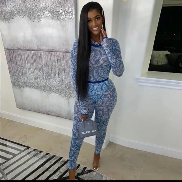 Trendy long sleeve mesh set - Picture 2 of 6